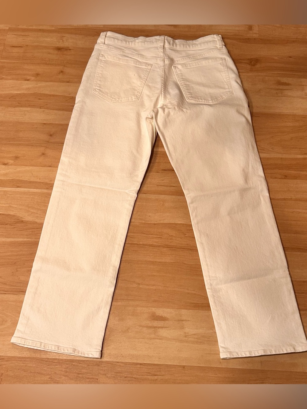 ๐ NWT Madewell Tile White The Petite '90s Straight Jean Size 29P - Picture 12 of 16